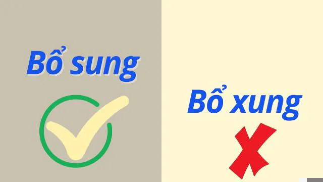 Bổ sung hay bổ xung? Từ nào mới đúng chính tả tiếng Việt?