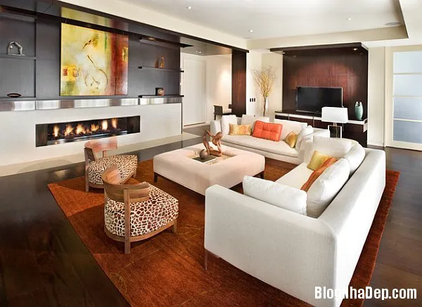 Mang phong cách tối giản hiện đại, sang trọng đến không gian phòng khách
