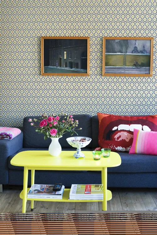 Những cách nhấn nhá sắc màu cho phòng khách thêm hoàn hảo