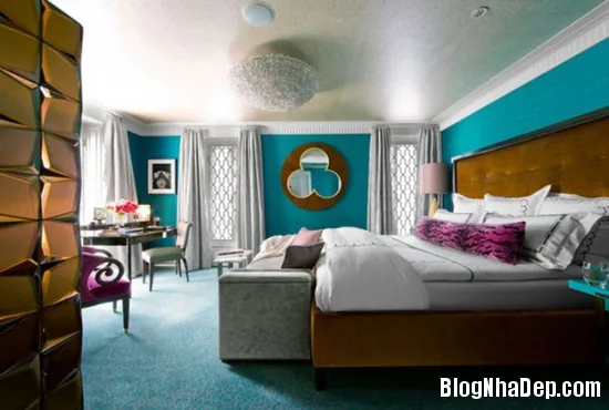 Những sắc màu tuyệt đẹp cho không gian phòng ngủ
