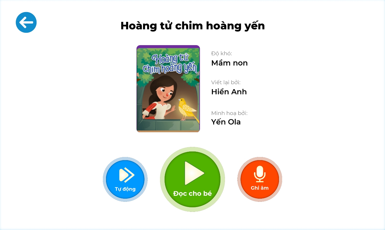 Hoàng tử chim hoàng yến – Truyện tranh VMonkey