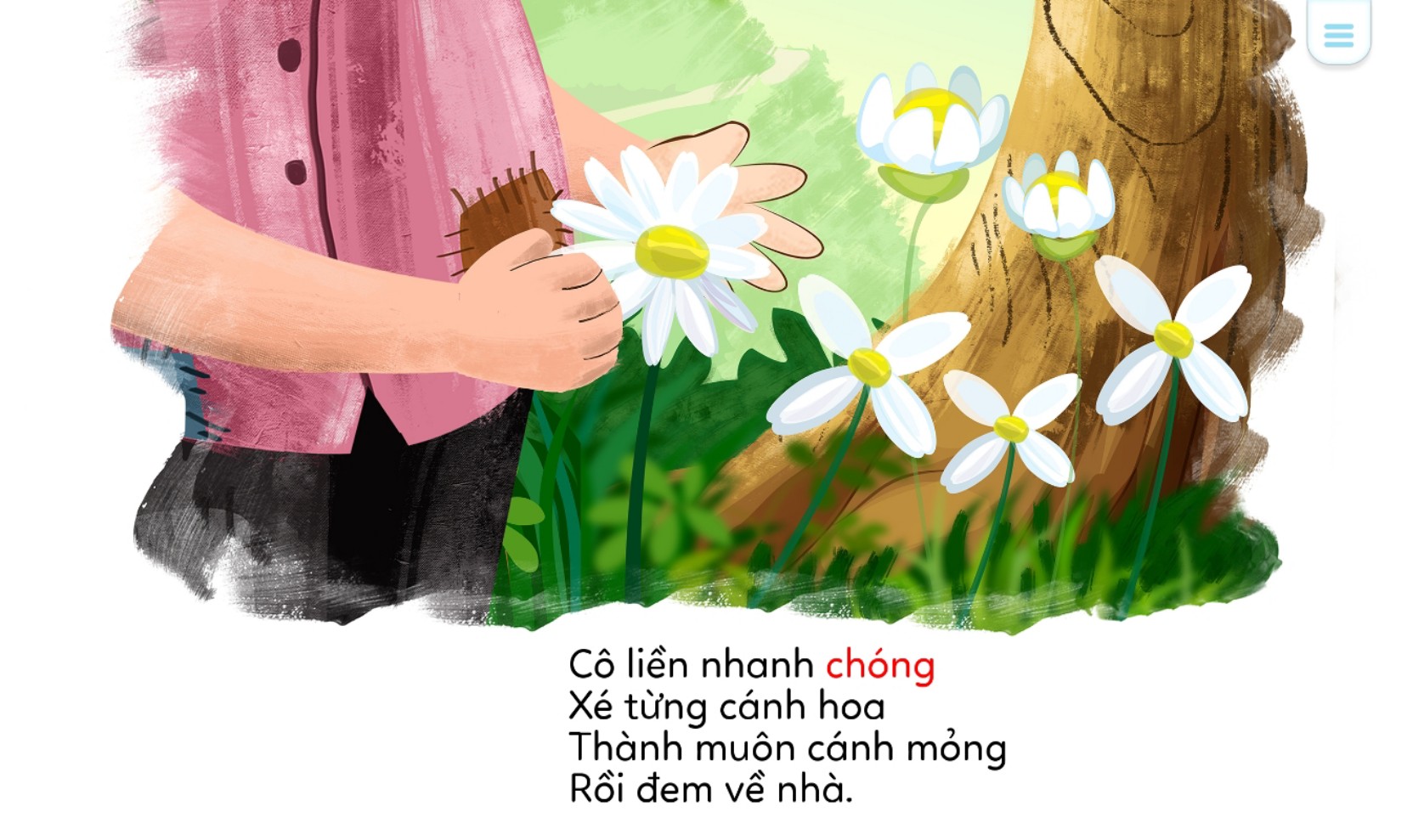 Sự tích hoa cúc trắng – Truyện tranh VMonkey