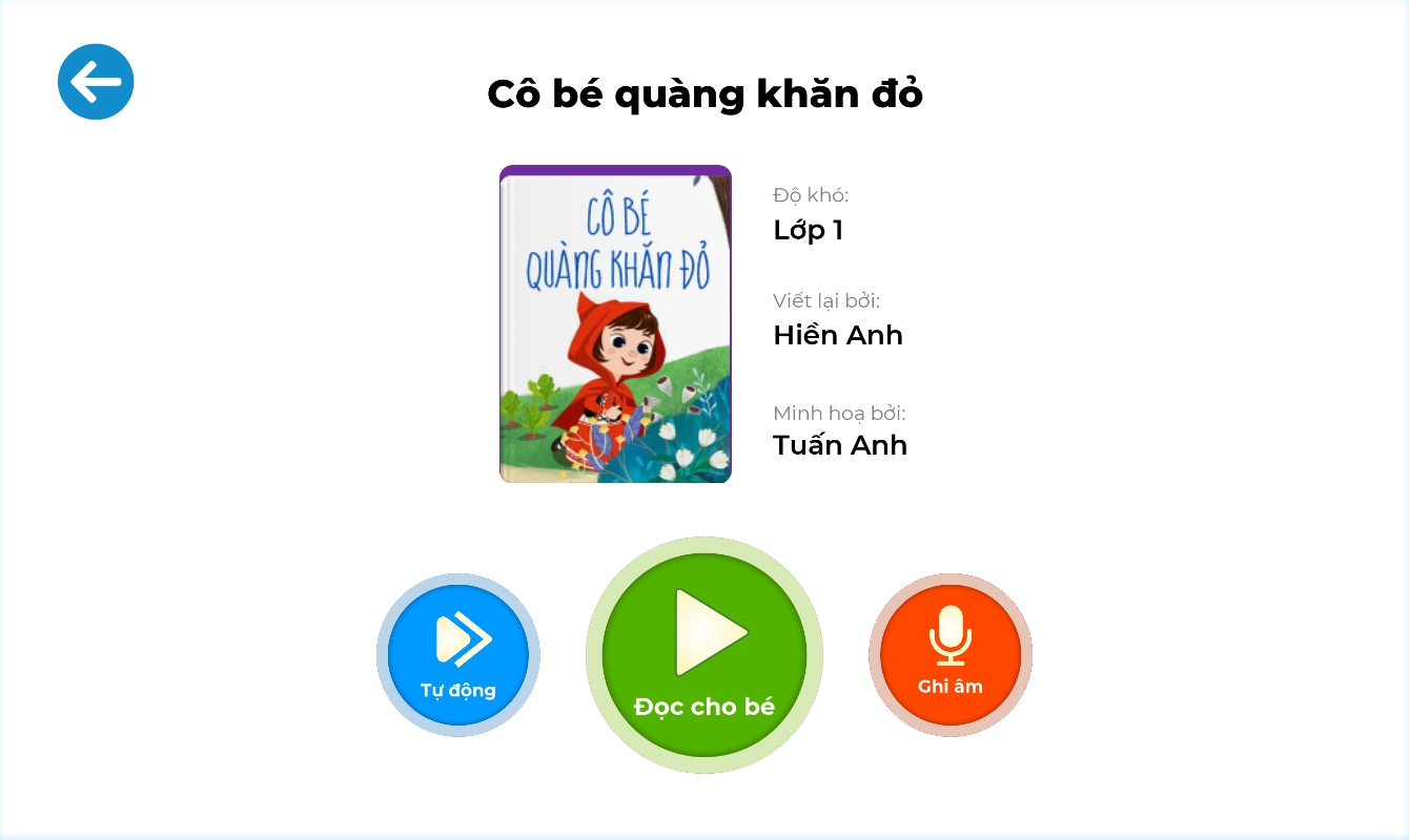 Truyện tranh Cô bé quàng khăn đỏ