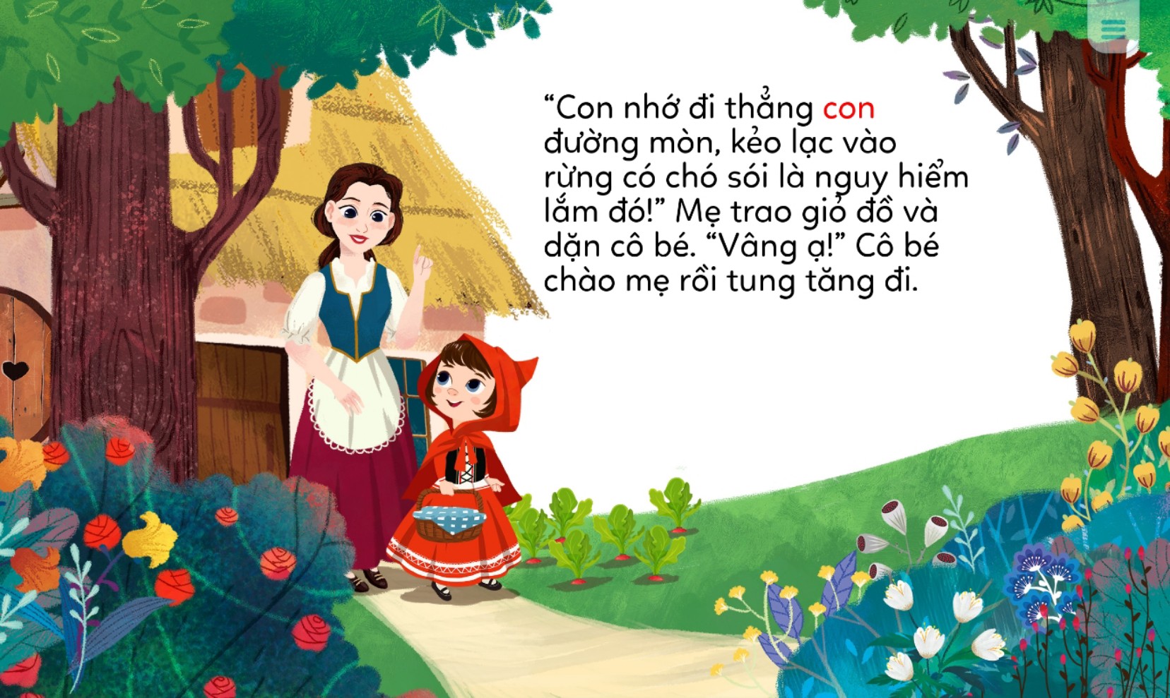 Truyện tranh Cô bé quàng khăn đỏ