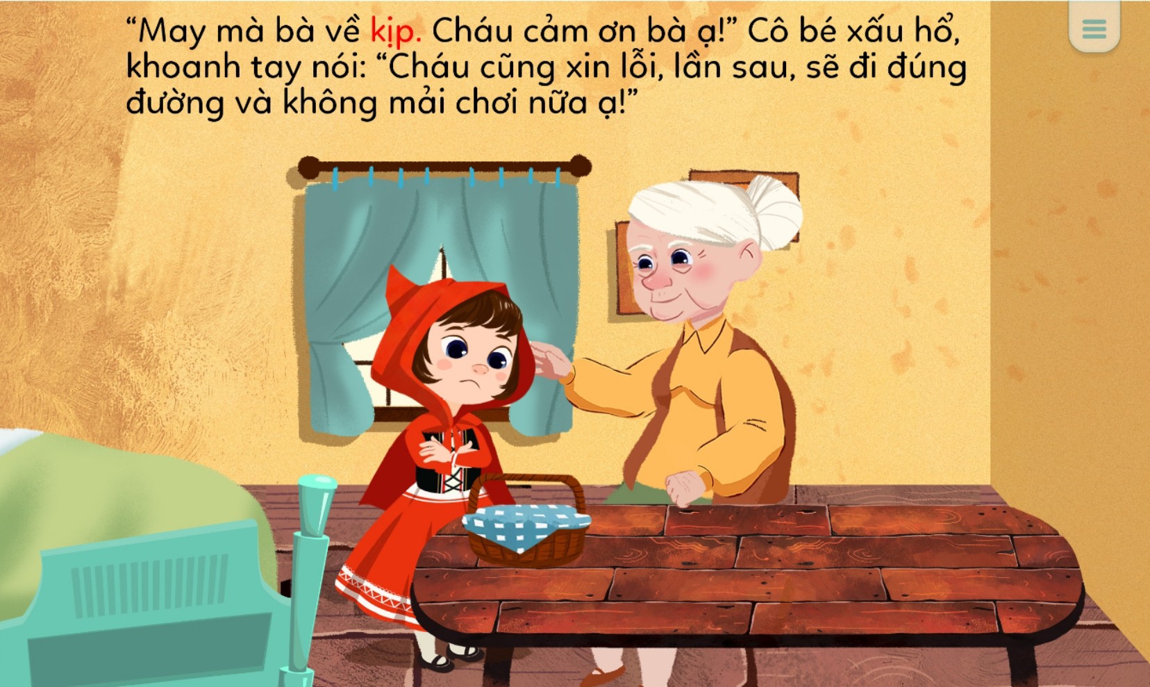 Truyện tranh Cô bé quàng khăn đỏ