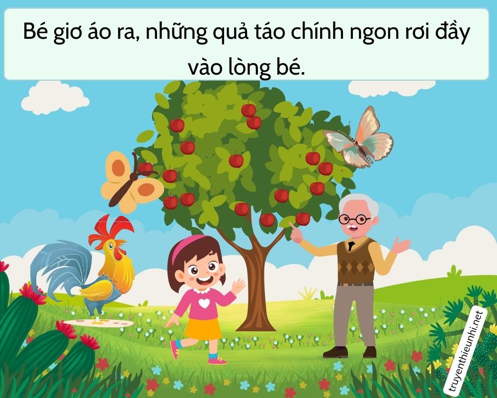 Truyện tranh có hình Cây táo