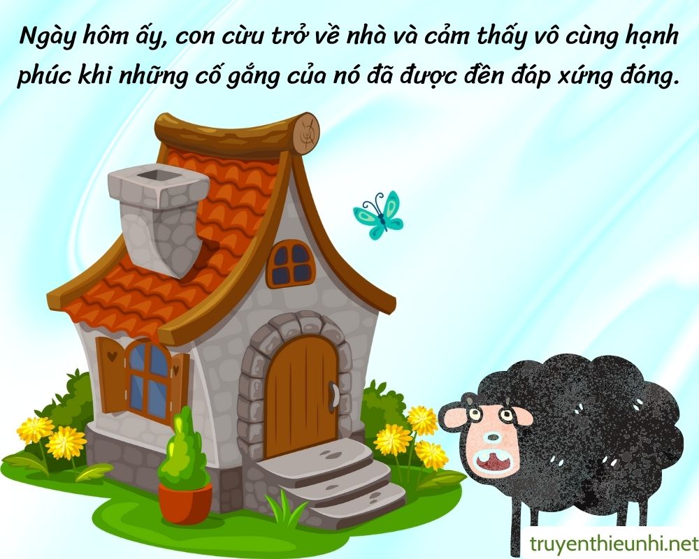 Truyện tranh Con cừu đen kêu be be