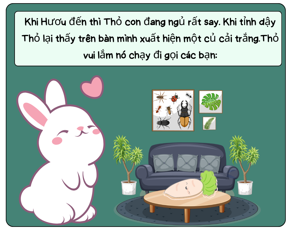 Truyện tranh CỦ CẢI TRẮNG