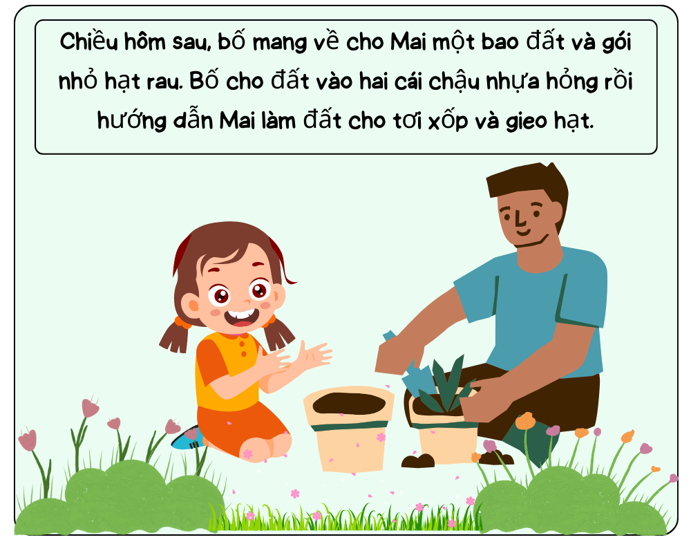 Truyện tranh Niềm vui từ bát canh cải