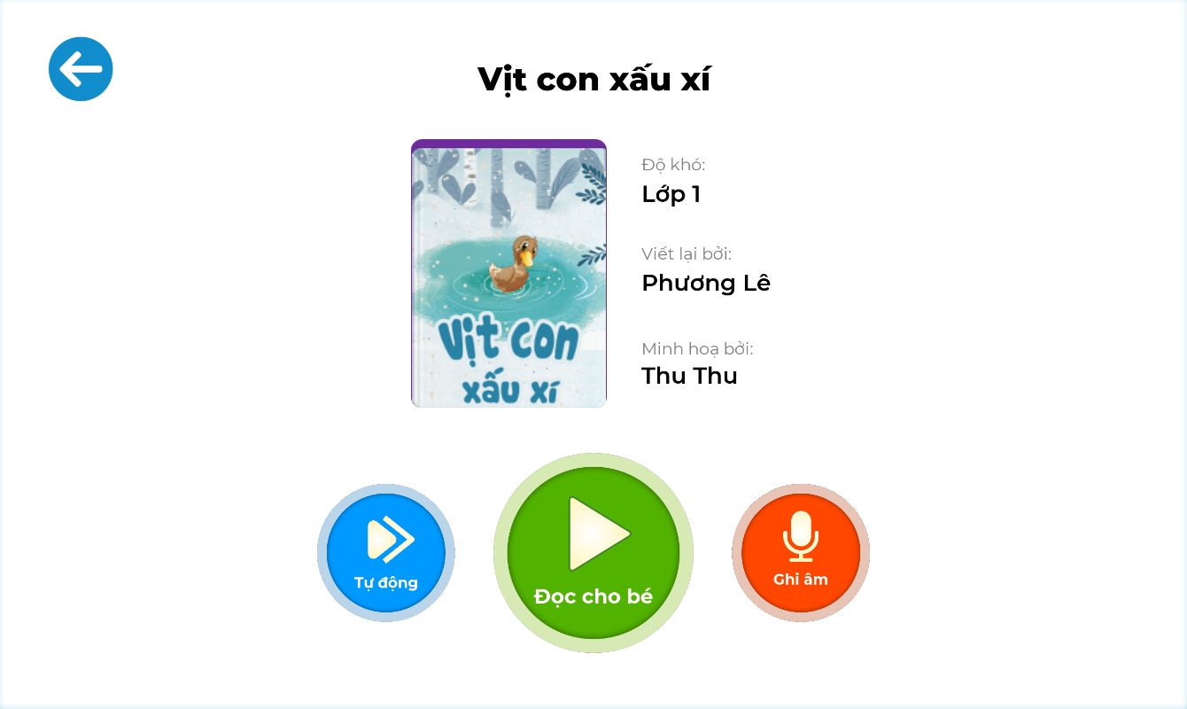 Vịt con xấu xí – Truyện tranh VMonkey