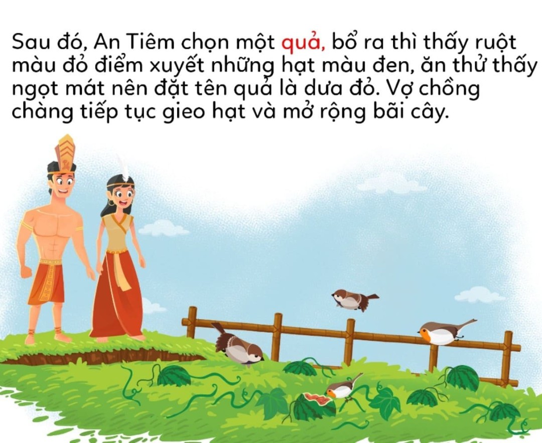 Truyện tranh Sự tích dưa hấu